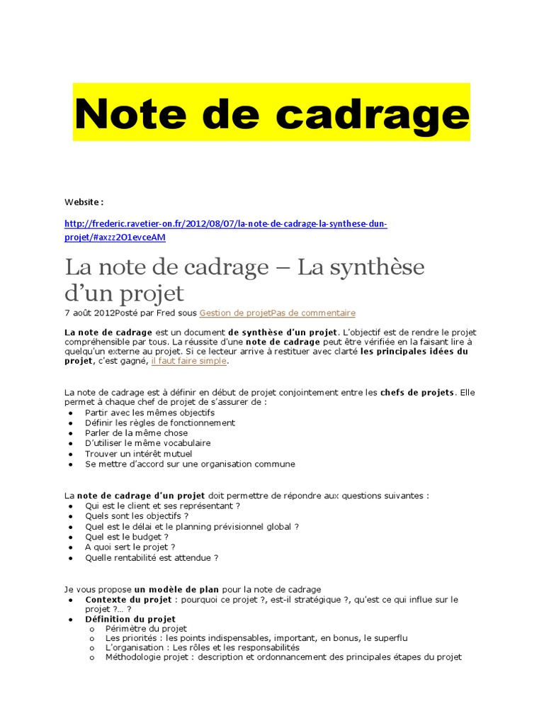 Note de Cadrage (1)