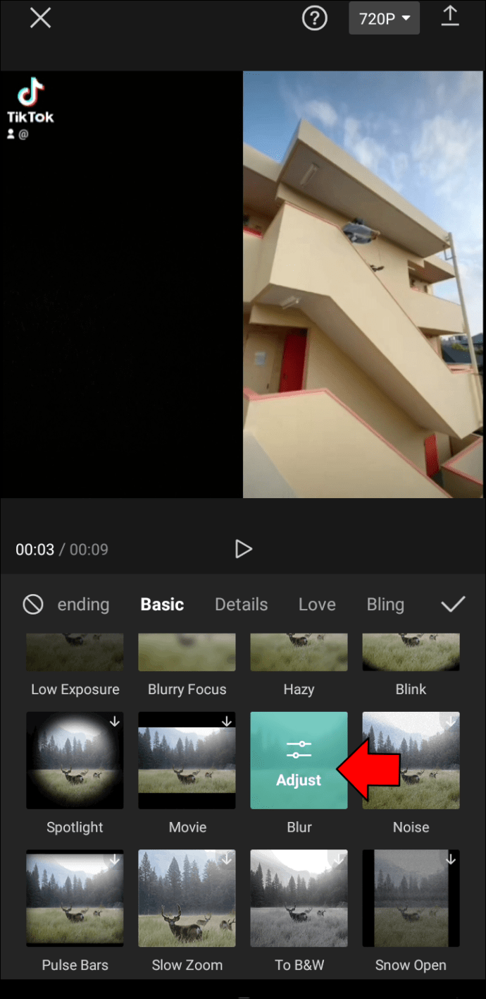 Comment ajouter du flou à une photo ou une vidéo dans CapCut