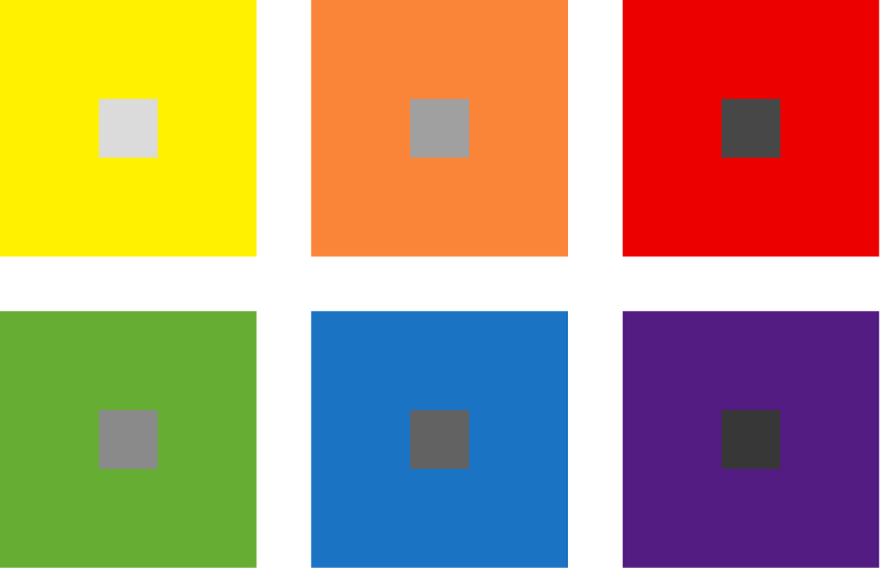 Los siete contrastes de color de Johannes Itten | Contraste, Colores, Relación