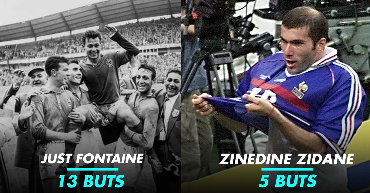 Les 20 meilleurs buteurs de l'histoire de l'équipe de France en Coupe du Monde