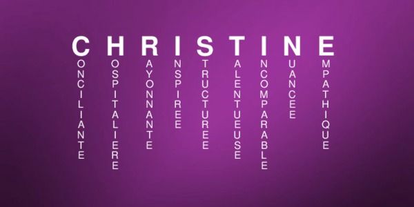 Signification du prénom CHRISTINE | Signification prenom, Signification des noms, Nom