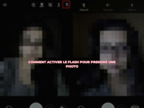Comment activer le flash pour prendre une photo ?