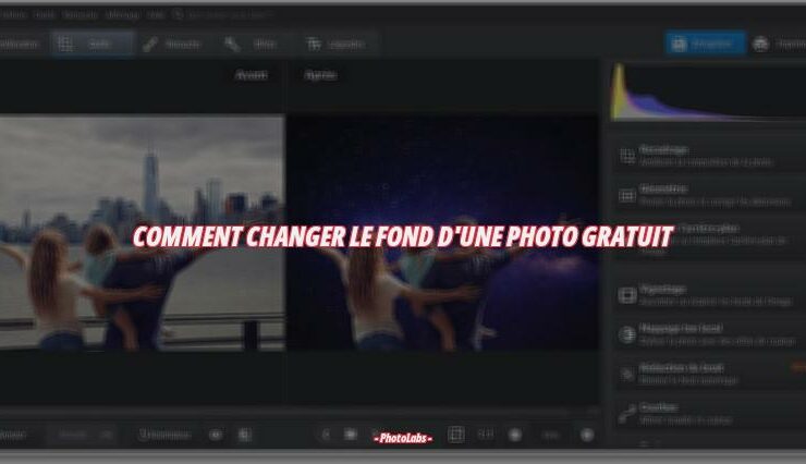 Comment changer le fond d'une photo gratuit ?