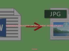 Comment convertir un document Word en JPEG ?
