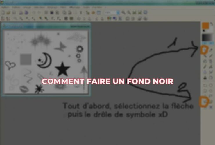 Comment faire un fond noir ?