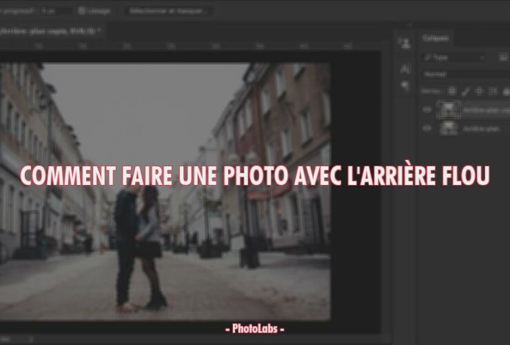 Comment faire une photo avec l'arrière flou ?