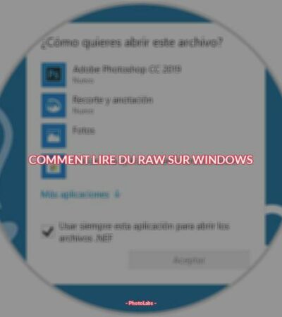 Comment lire du RAW sur Windows ?