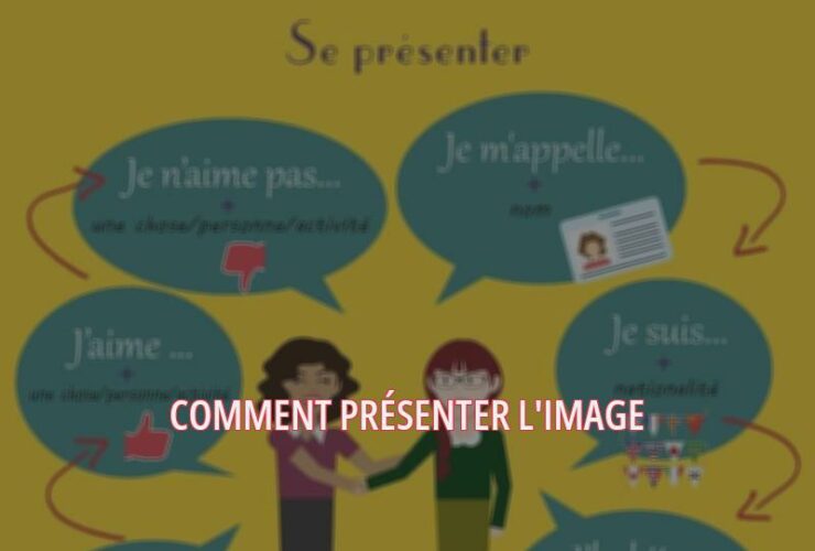 Comment présenter l'image ?