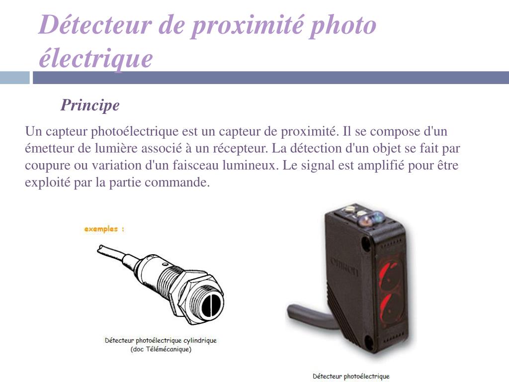 PPT - Les capteurs PowerPoint Presentation, free download - ID:4780428