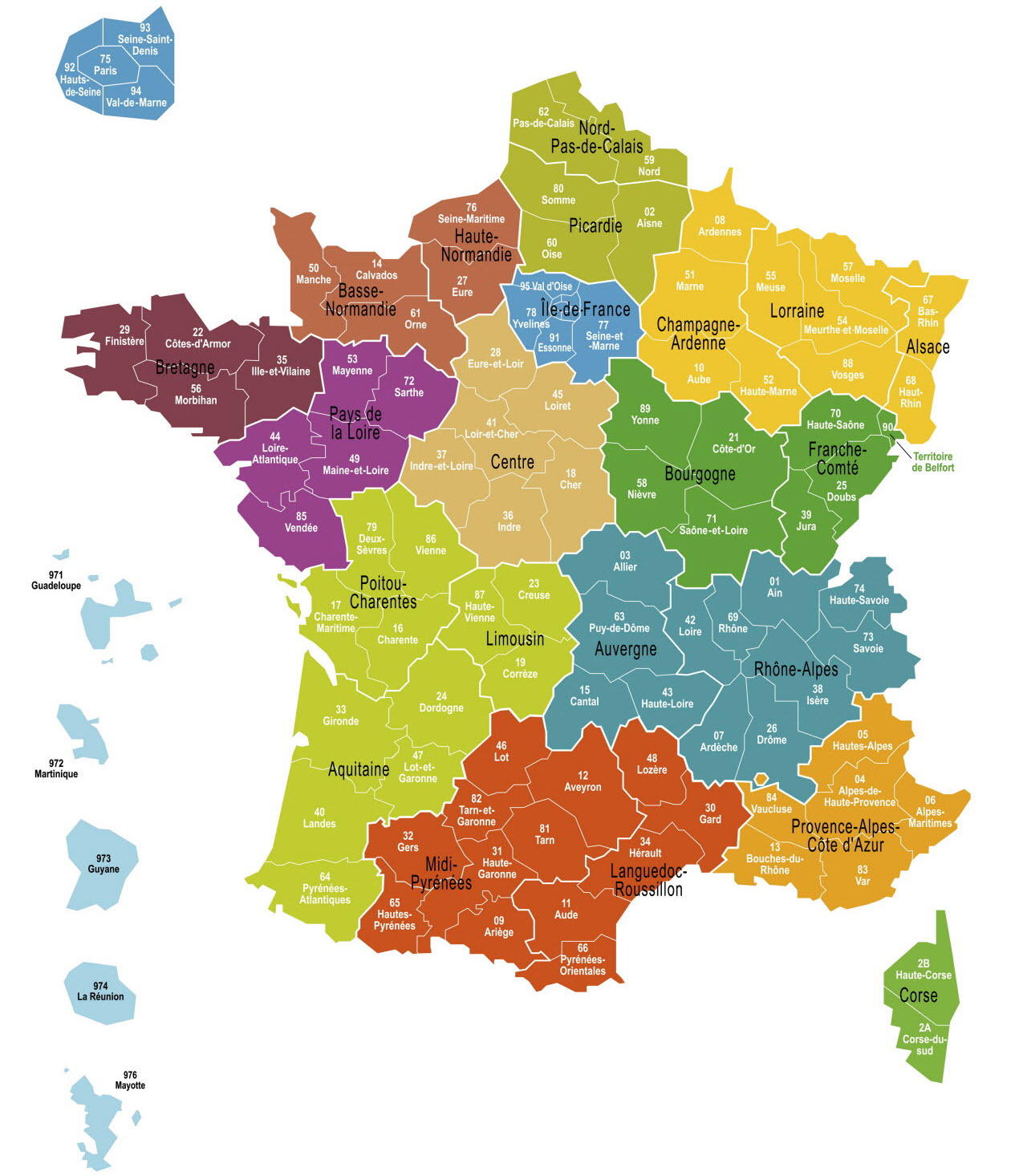 Courrier - Champagne-Ardenne, Lorraine, Alsace. Région Nord-Est