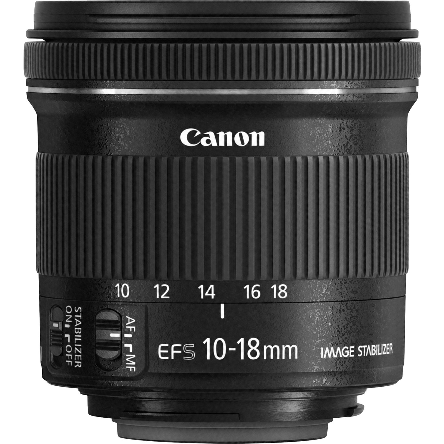 Objectif Canon EF-S 10-18mm f4.5-5.6 IS STM-CAN10229A-BLK