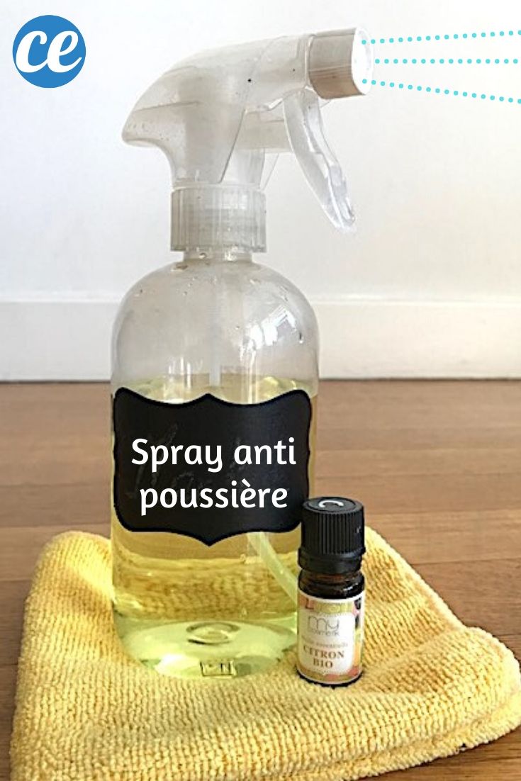 Le Spray Magique Fait Maison Qui Fait Fuir La Poussière Pour De Bon ! | Produits de nettoyage ...