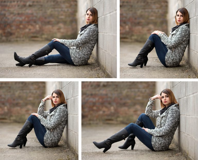 20 idées de poses à réaliser avec une modèle photo femme en position assise