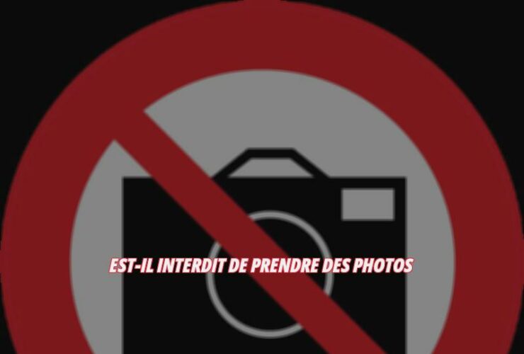 Est-il interdit de prendre des photos ?