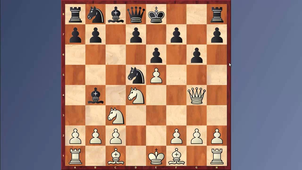 Ouverture d'échecs : Piège dans l'ouverture sicilienne avec 2...e6 et 5...Fb4 - YouTube