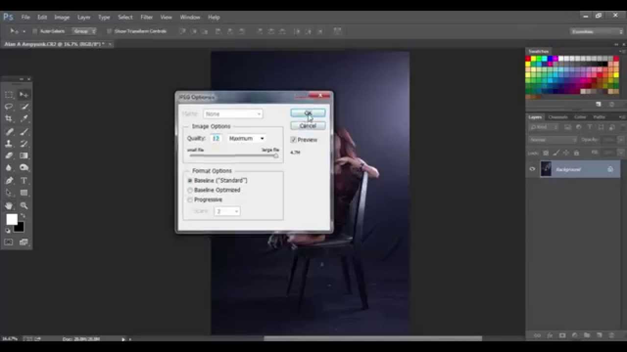 Photoshop Tutorial - Change Format RAW to JPEG / JPG - YouTube