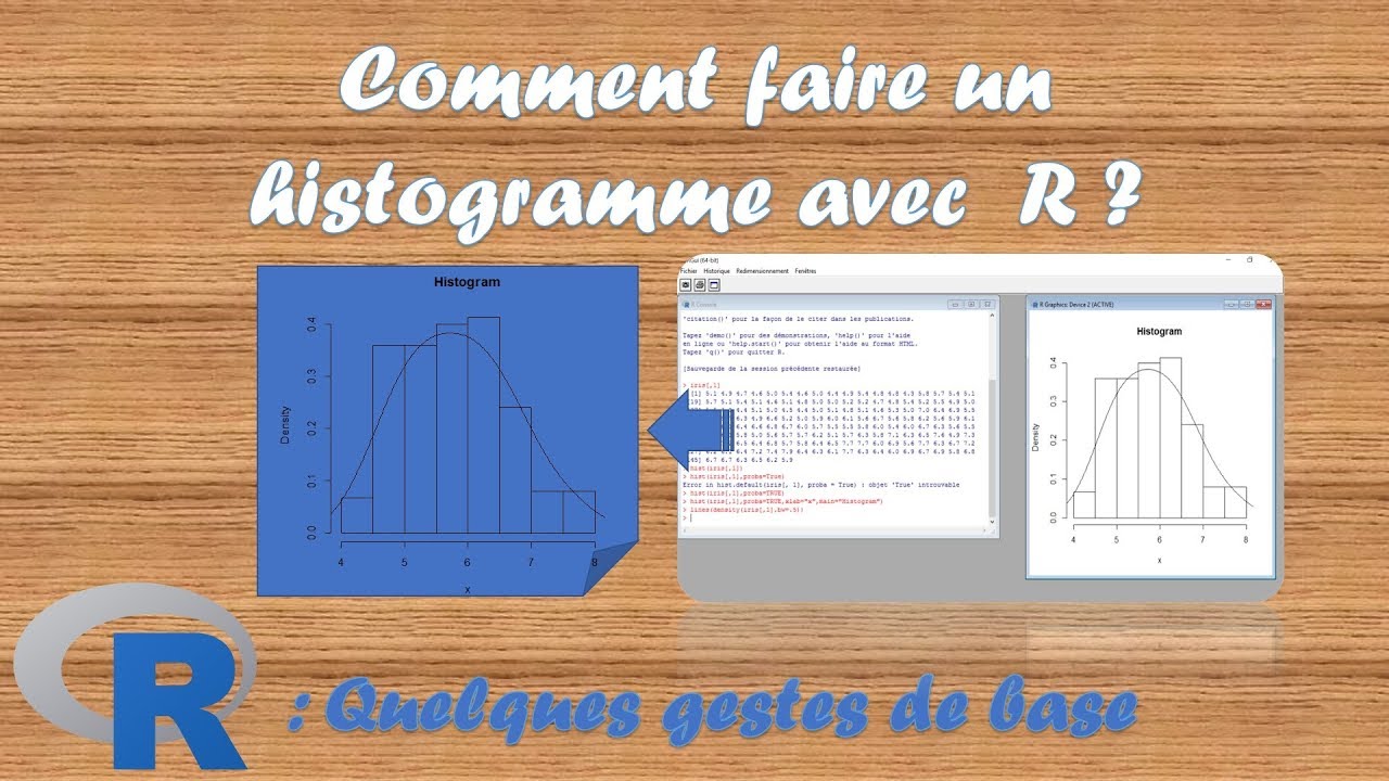 1.7 Comment créer un histogramme avec R ? - YouTube