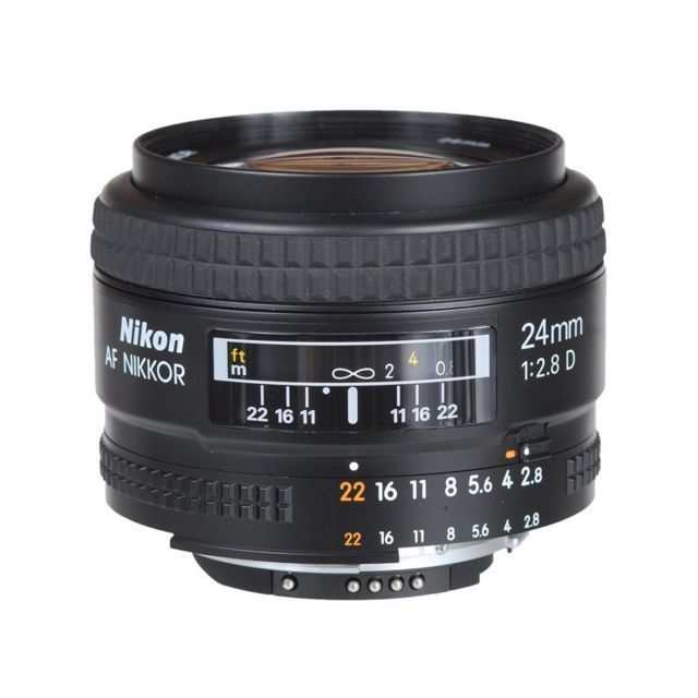 Nikon Objectif Af 24 mm f/2.8 D pas cher - Achat / Vente Objectif Photo - RueDuCommerce