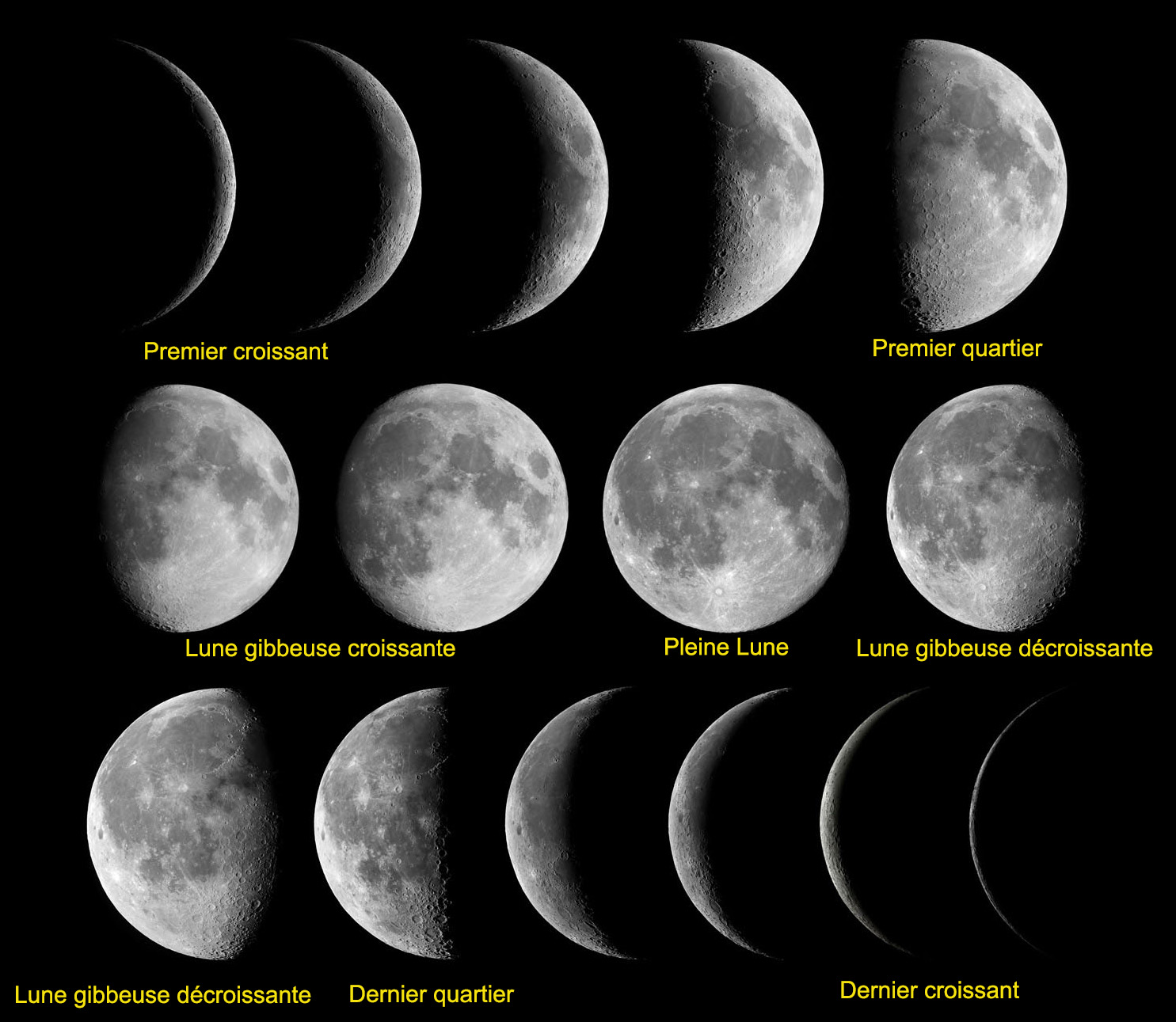 Les phases de la Lune - Accueil toute l'année les vendredis soirs à 21h précises sans ...