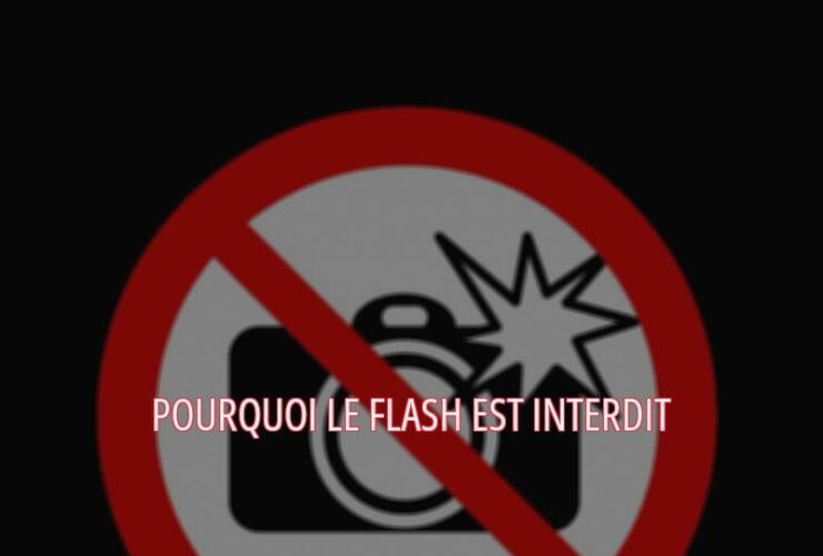Pourquoi le flash est interdit ?