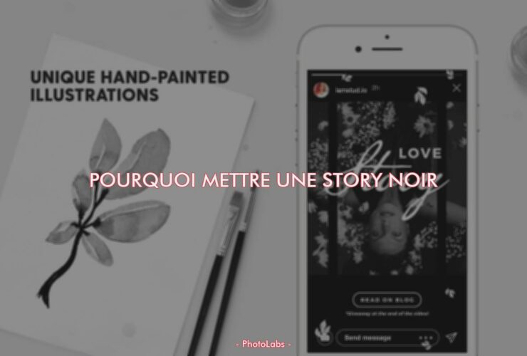 Pourquoi mettre une story noir ?