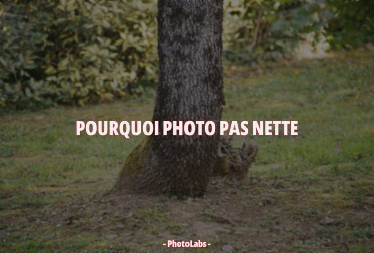 Pourquoi photo pas nette ?