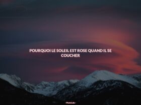 Pourquoi le soleil est rose quand il se coucher ?