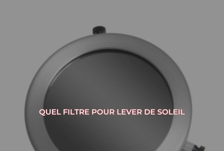 Quel filtre pour lever de soleil ?