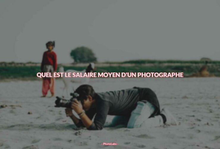 Quel est le salaire moyen d'un photographe ?