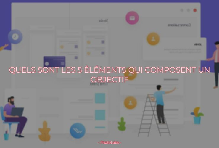 Quels sont les 5 éléments qui composent un objectif ?