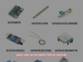 Quels sont les différents types de capteurs ?