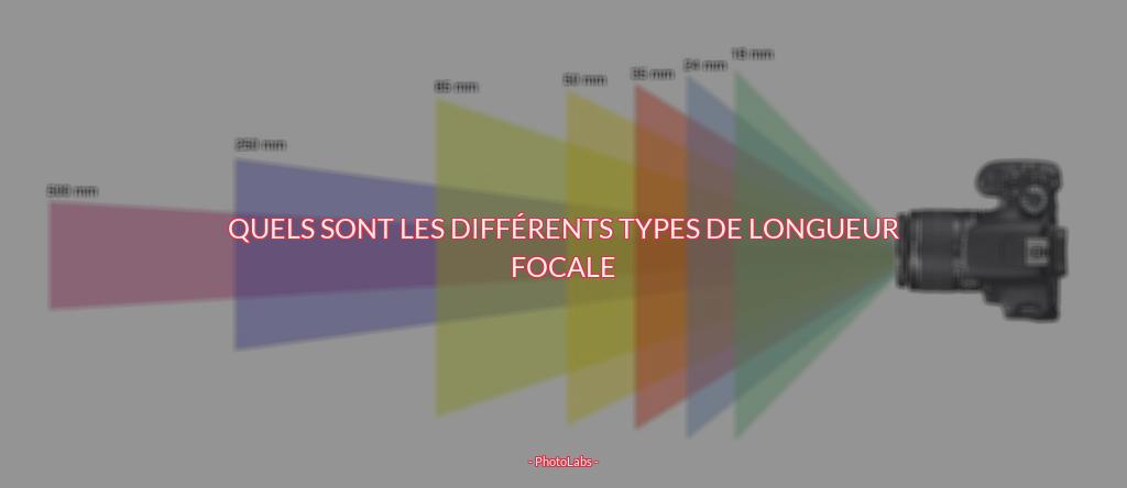 Quels sont les différents types de longueur focale ?