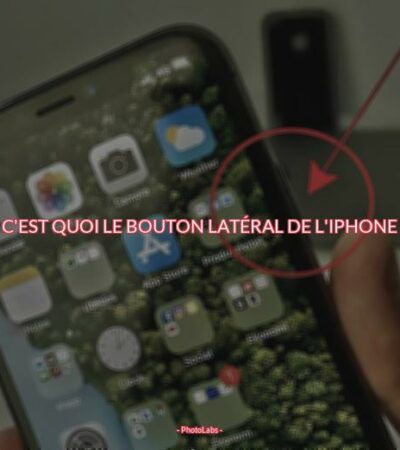 C'est quoi le bouton latéral de l'iPhone ?