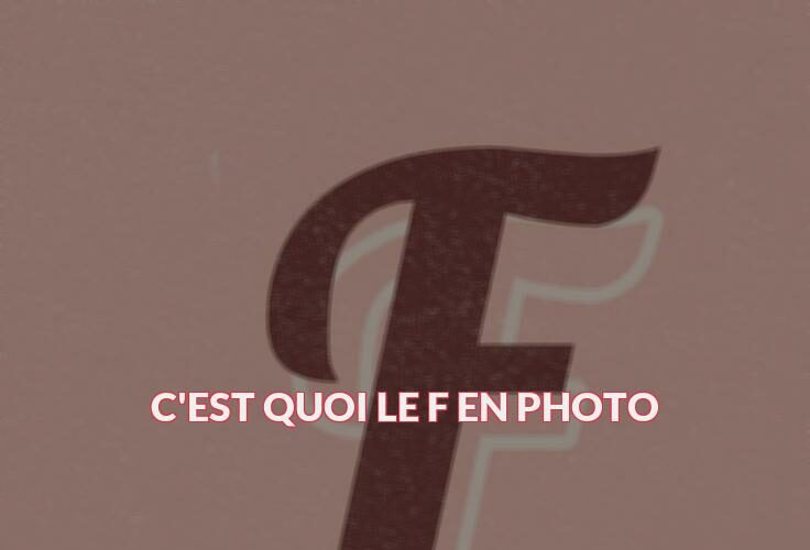 C'est quoi le F en photo ?