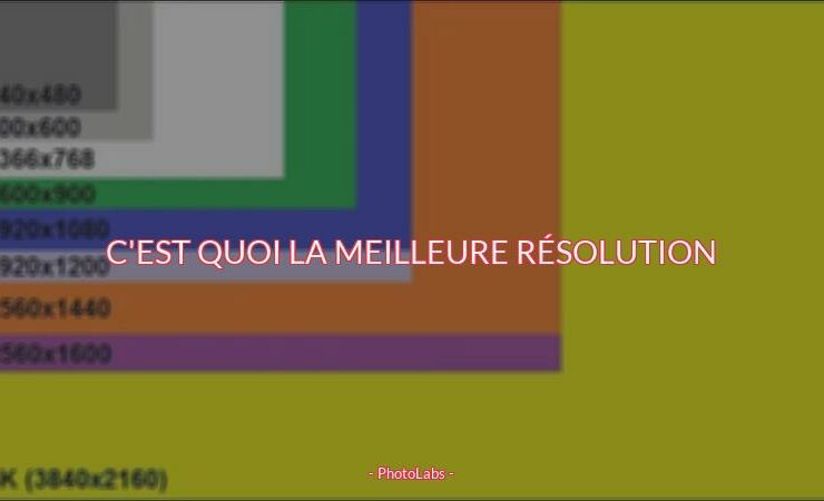 C'est quoi la meilleure résolution ?