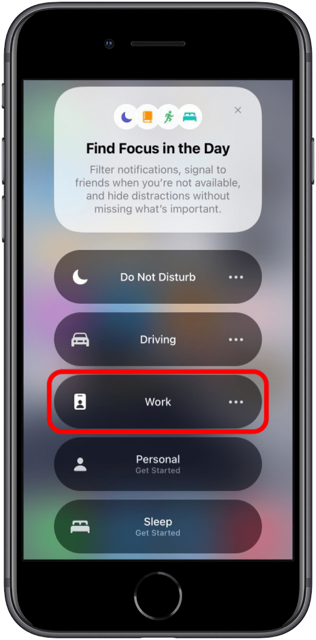 How to Turn On iPhone Focus Mode