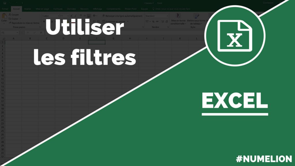 Utiliser les filtres sous Excel